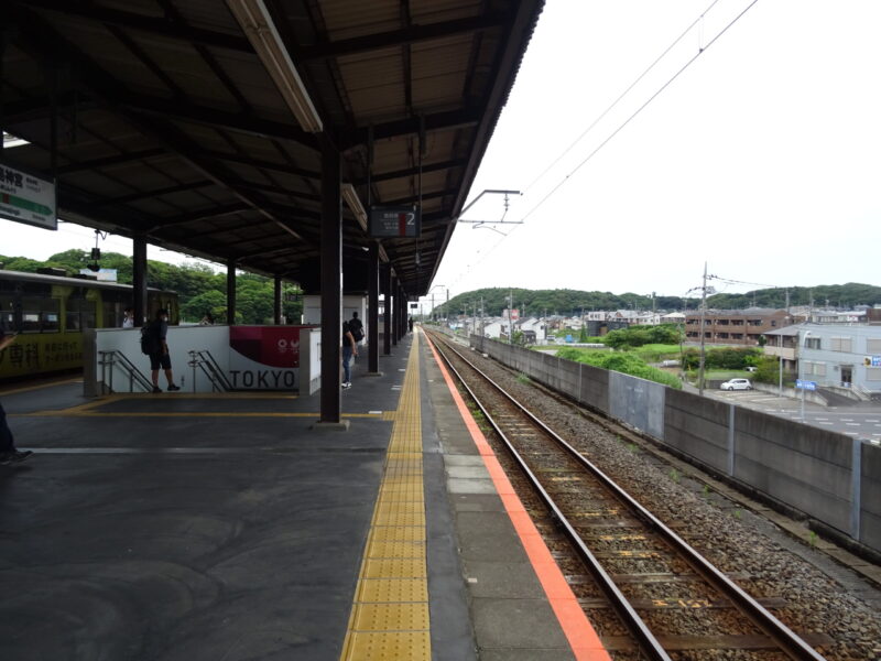 鹿島神宮駅ホーム