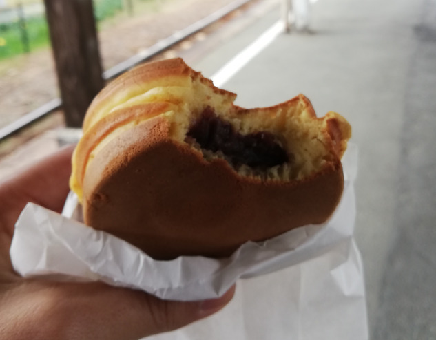 大判焼きのあんこ