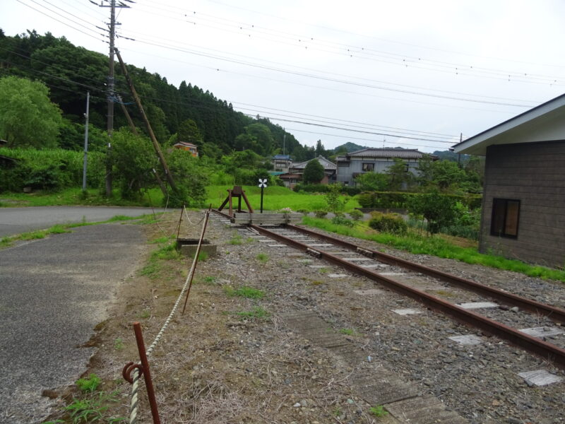 久留里線の車止め