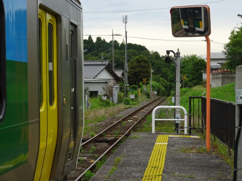 久留里駅ホーム