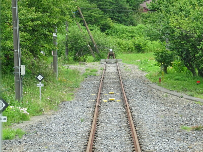 久留里駅の車止め