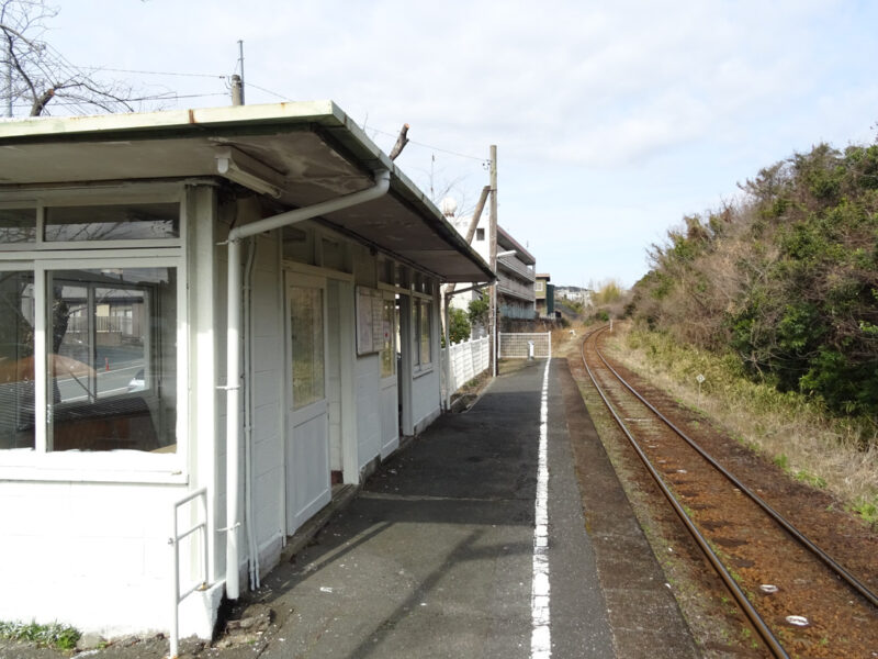 天浜線・東都筑駅のホーム