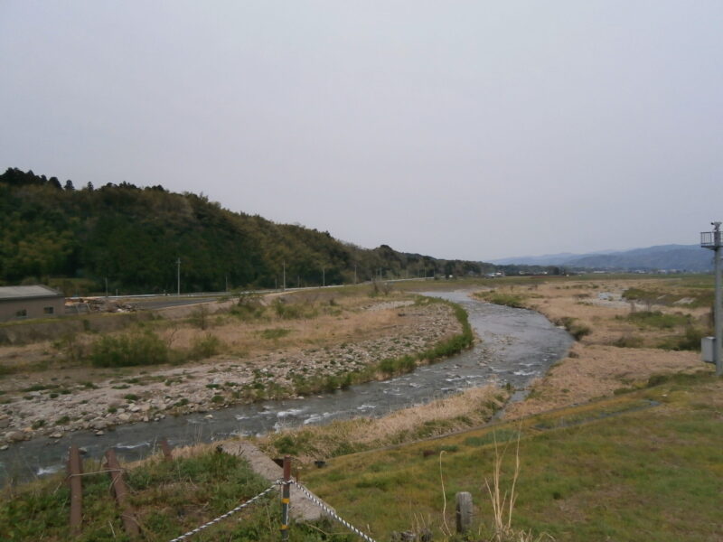 小鴨川に掛かっていた倉吉線の鉄橋