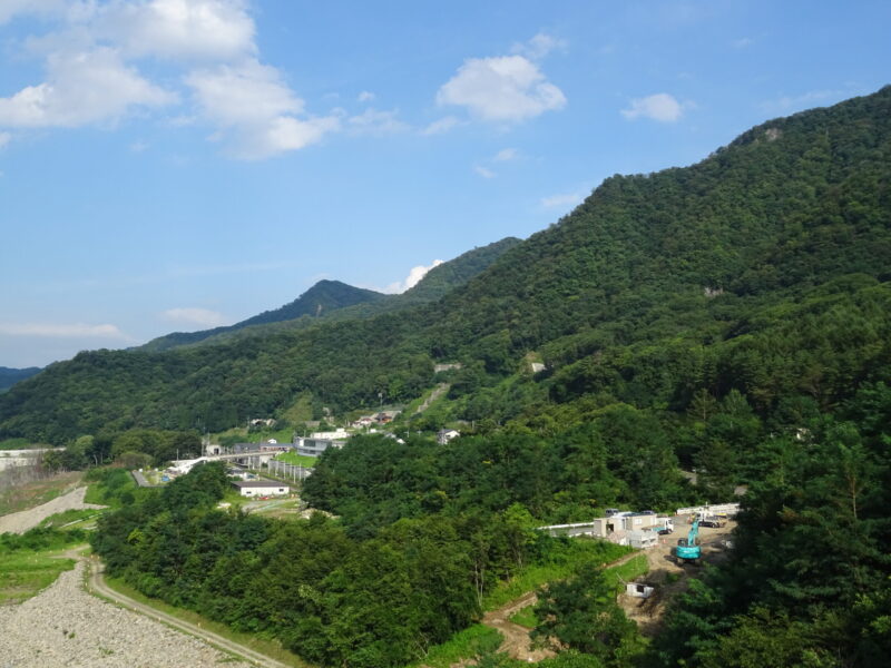 不動大橋から川原湯方面