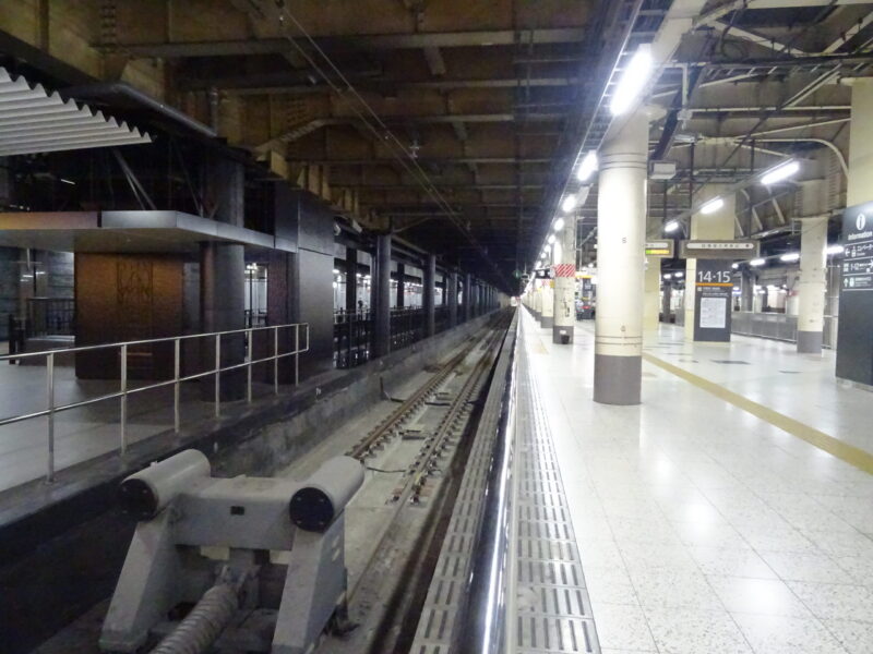 上野駅の地平ホーム