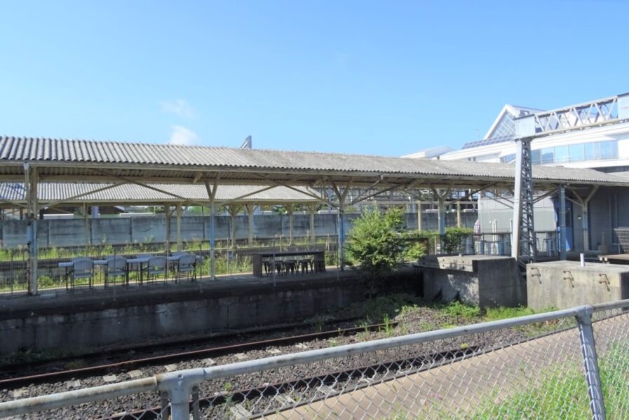 軽井沢駅の旧ホーム