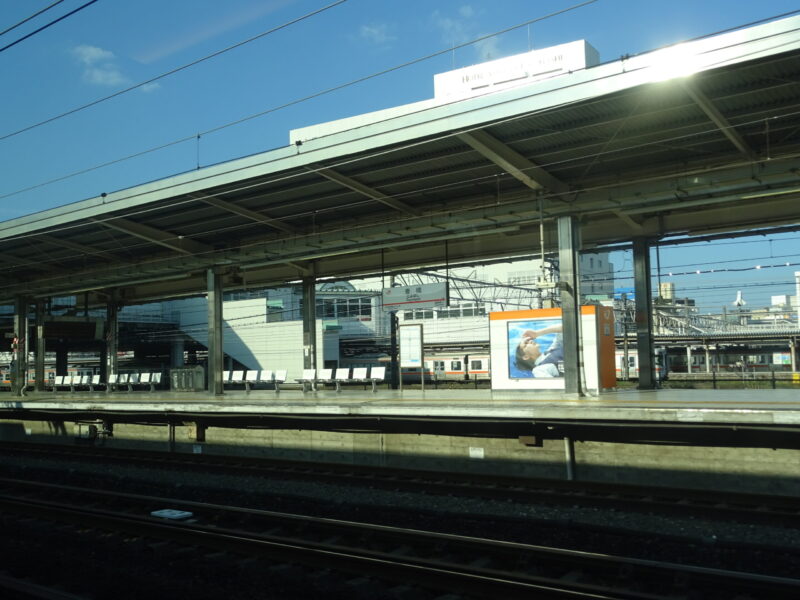 豊橋駅に停車中のN700S