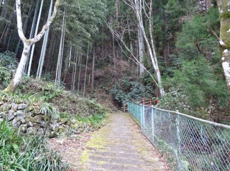 飯田線の中井侍駅の坂