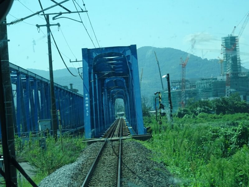 しなの鉄道の千曲川鉄橋