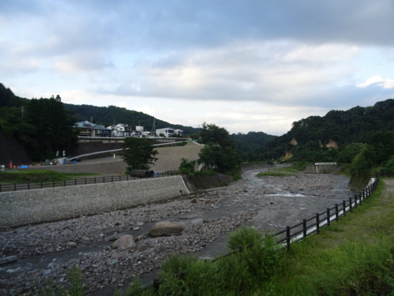 嬬恋村を通る吾妻川