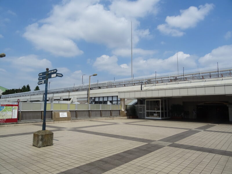 上野駅のパンダ広場