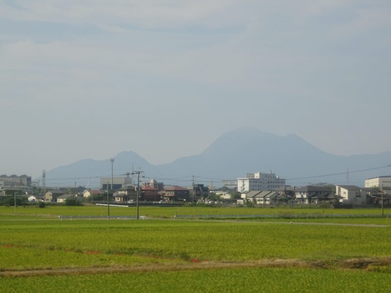 雲仙普賢岳が見えました