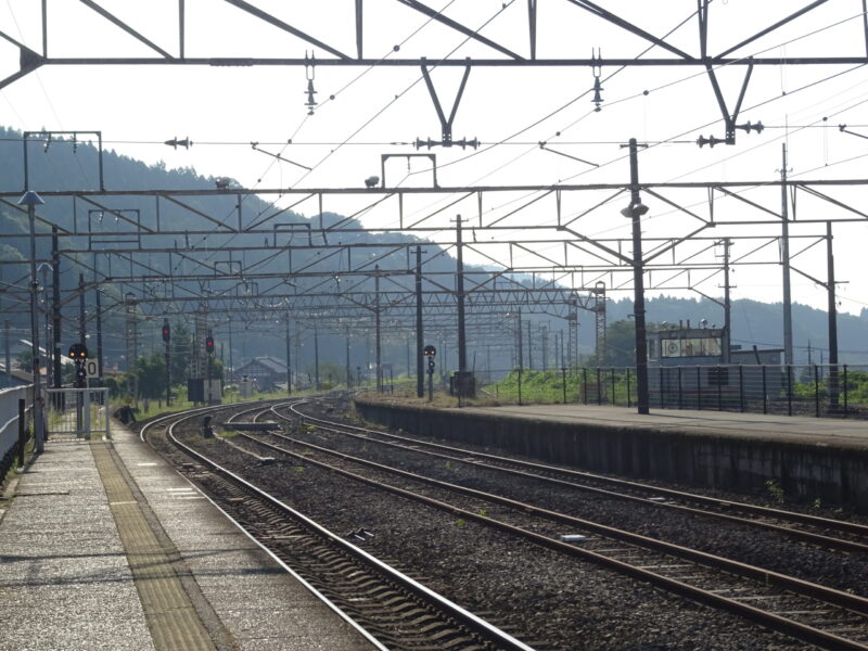 横川駅１番線から高崎方面