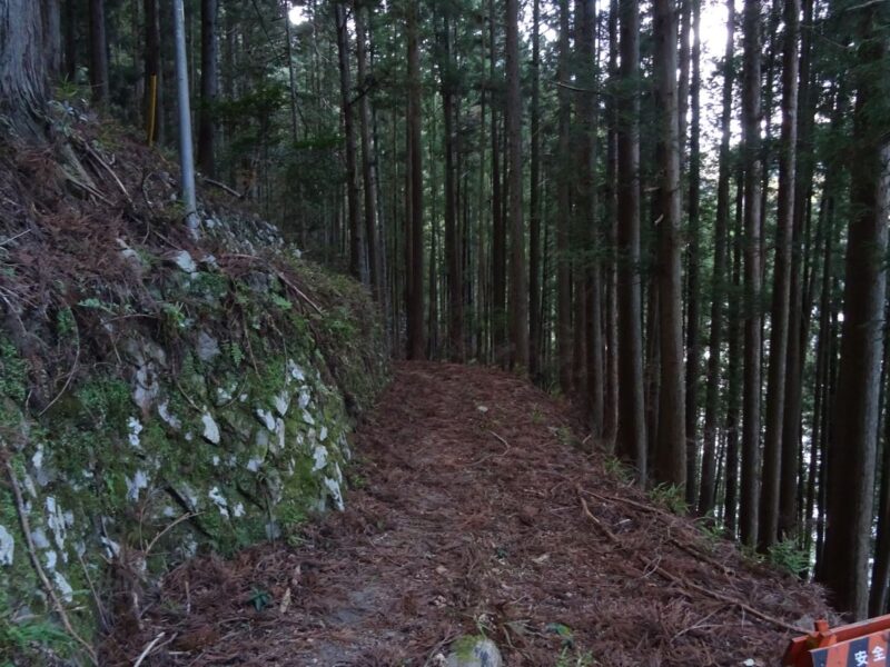 小和田駅から塩沢集落へ続く道