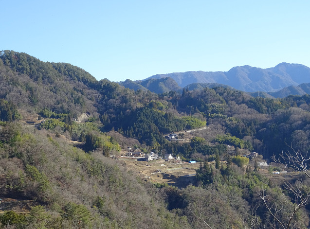 温田地区が見える