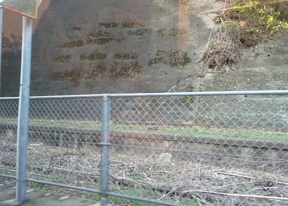 本川内駅のスイッチバック跡