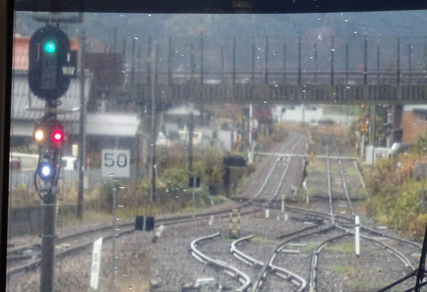 智頭駅の構内線路