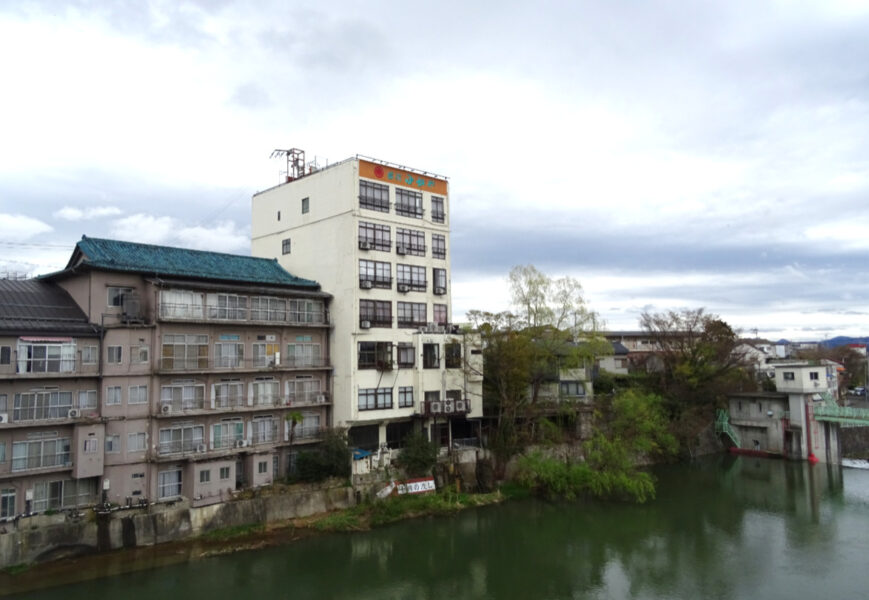 摺上川と飯坂温泉