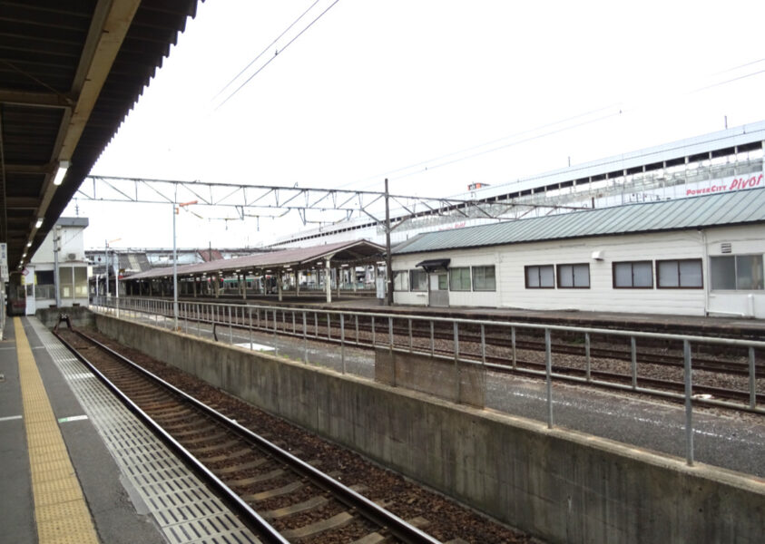 福島駅のJR在来線ホーム