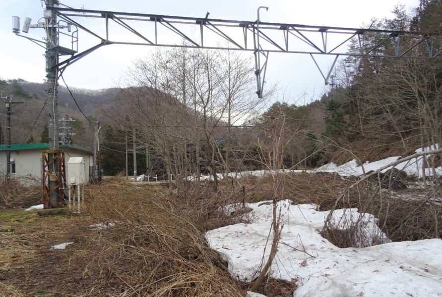 旧峠駅の米沢方面