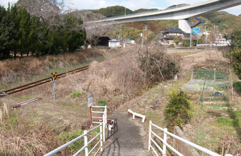 松浦鉄道・西九州線と国鉄世知原線が分岐していた場所