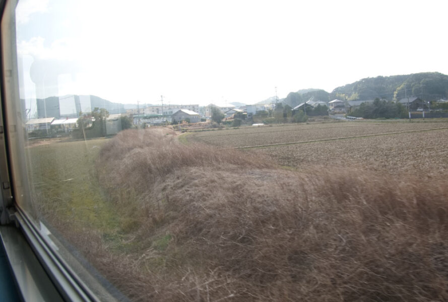 松浦鉄道横にある臼ノ浦線の廃線跡