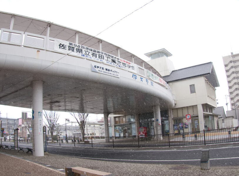 伊万里駅の連絡橋