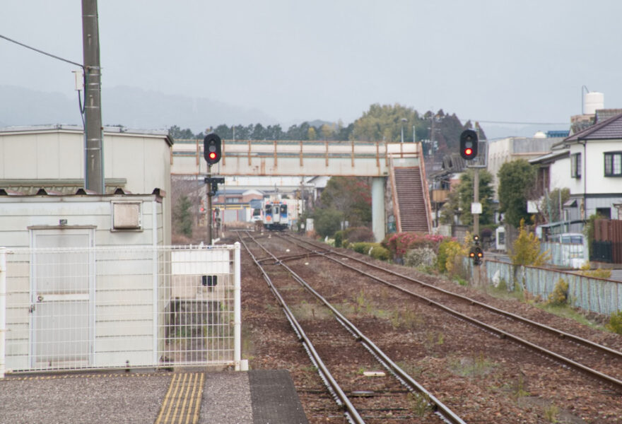 松浦鉄道・伊万里駅の分岐器