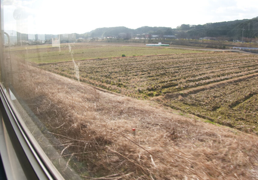 松浦鉄道横にある臼ノ浦線の廃線跡