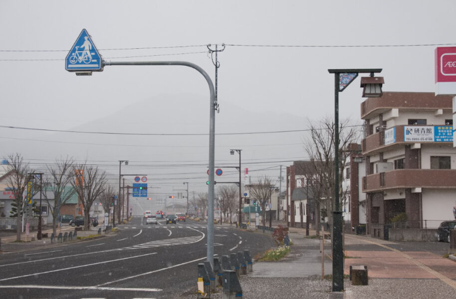 伊万里市内は降雪