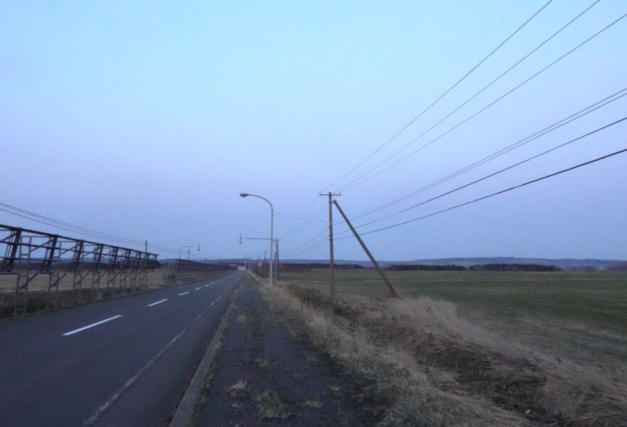 抜海駅前の道道５１０号線