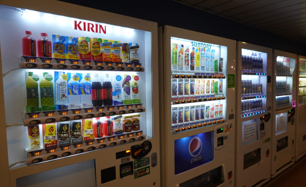 新日本海フェリーらいらっく・船内にあるノンアルコール自動販売機