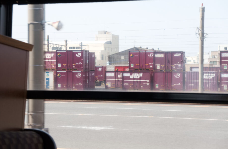 北九州貨物ターミナルが普段より近くに