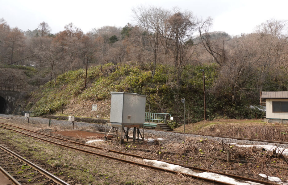 小幌駅の上りホーム