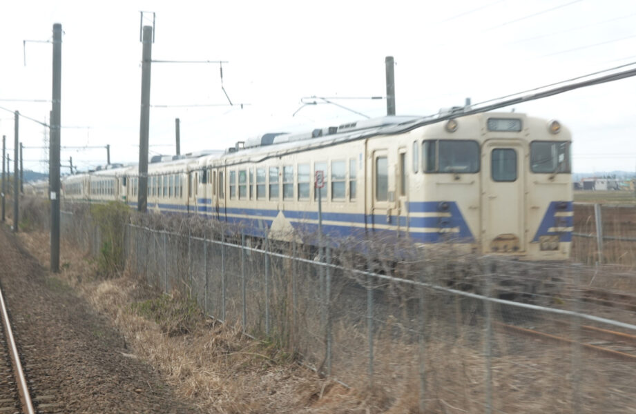 秋田総合車両センターに置かれている車両