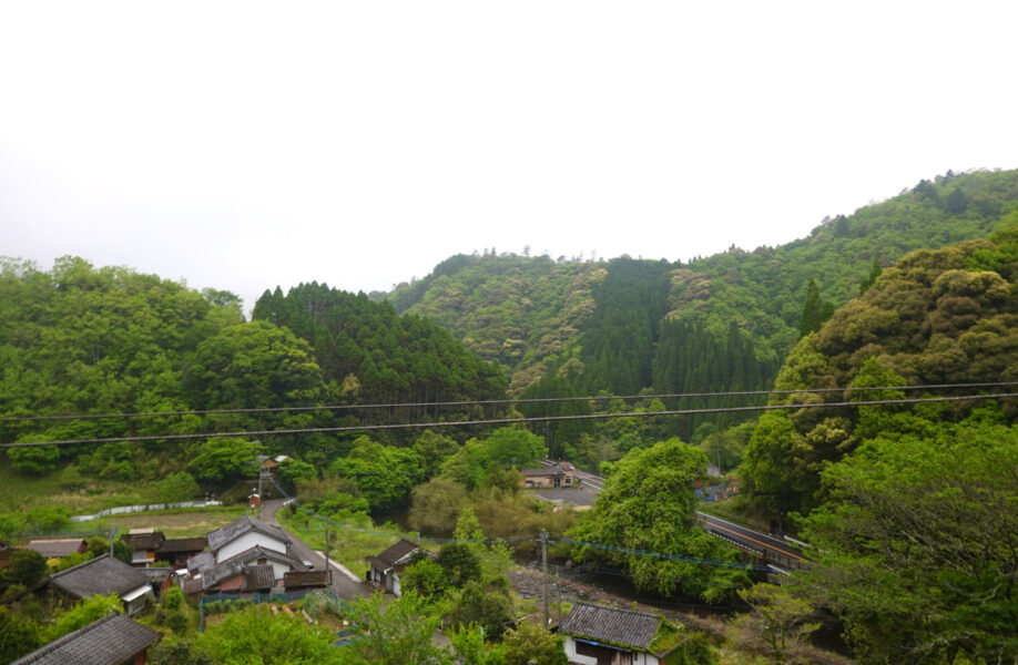 宗太郎駅の跨線橋からの眺め（宗太郎地区）