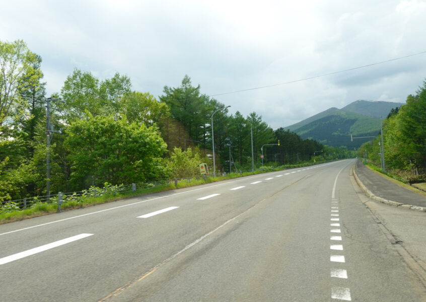 旧根室本線・新内駅の近く