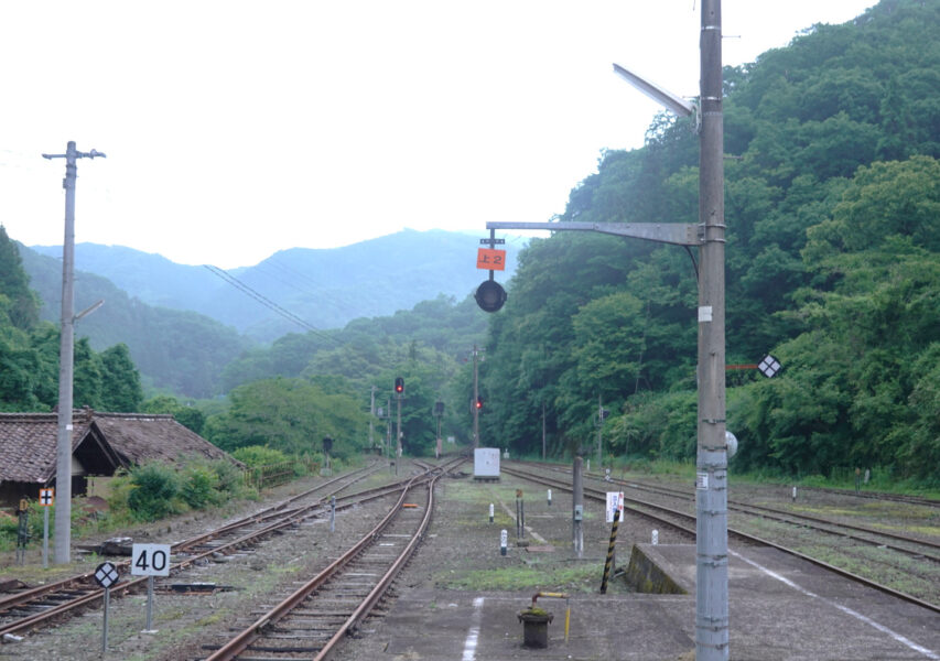 備後落合駅から先も新見駅まで芸備線は続く