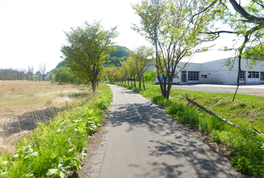 湧網線の廃線跡を活用したサイクリングロード