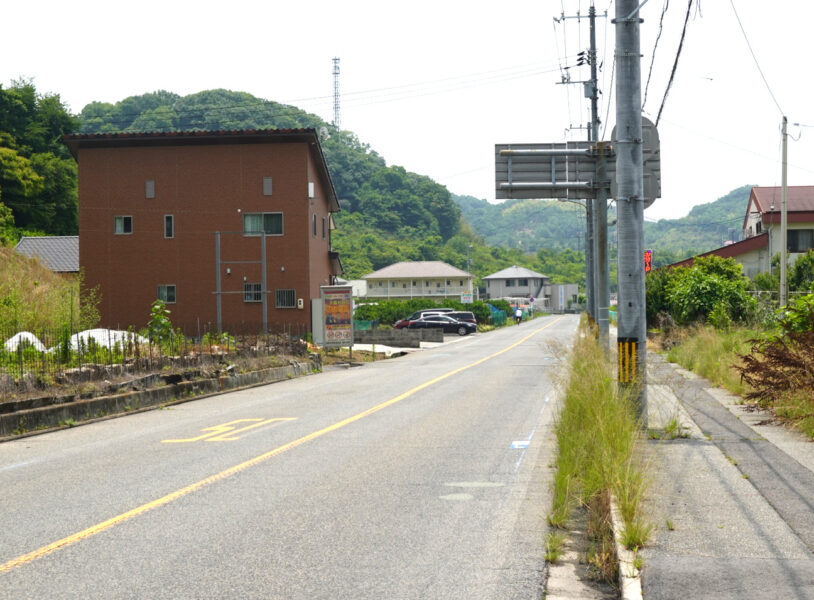 因島で通過してきた道