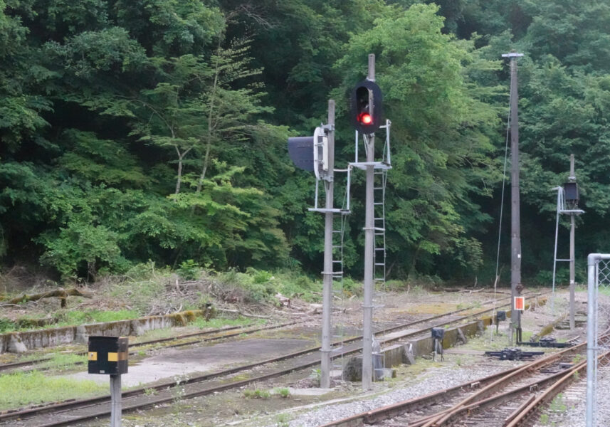 備後落合駅の側線