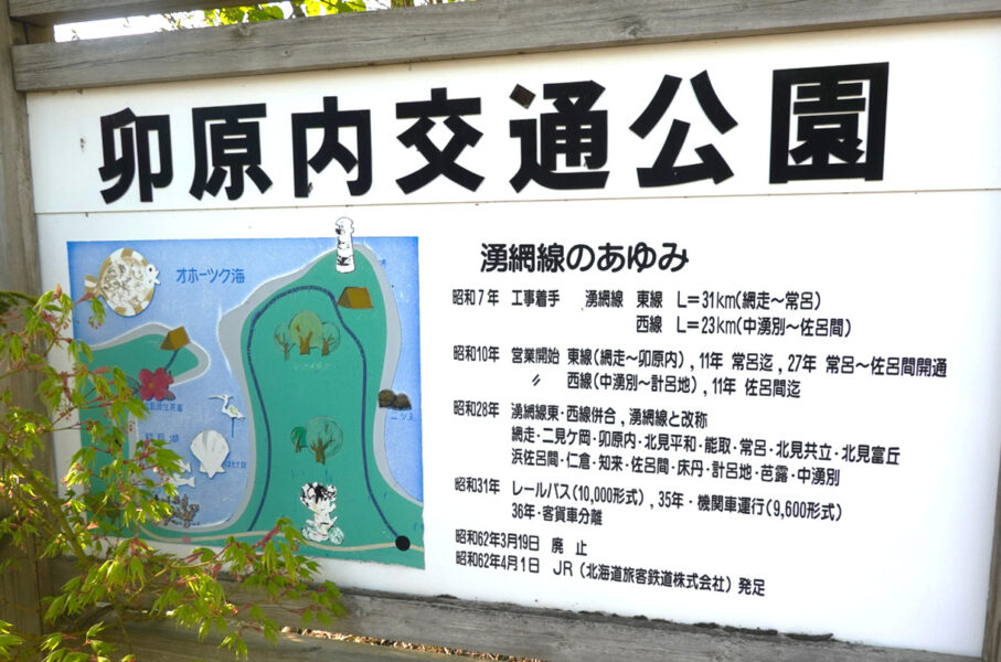 卯原内交通公園の案内