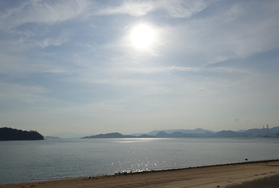 大久野島北西の海岸