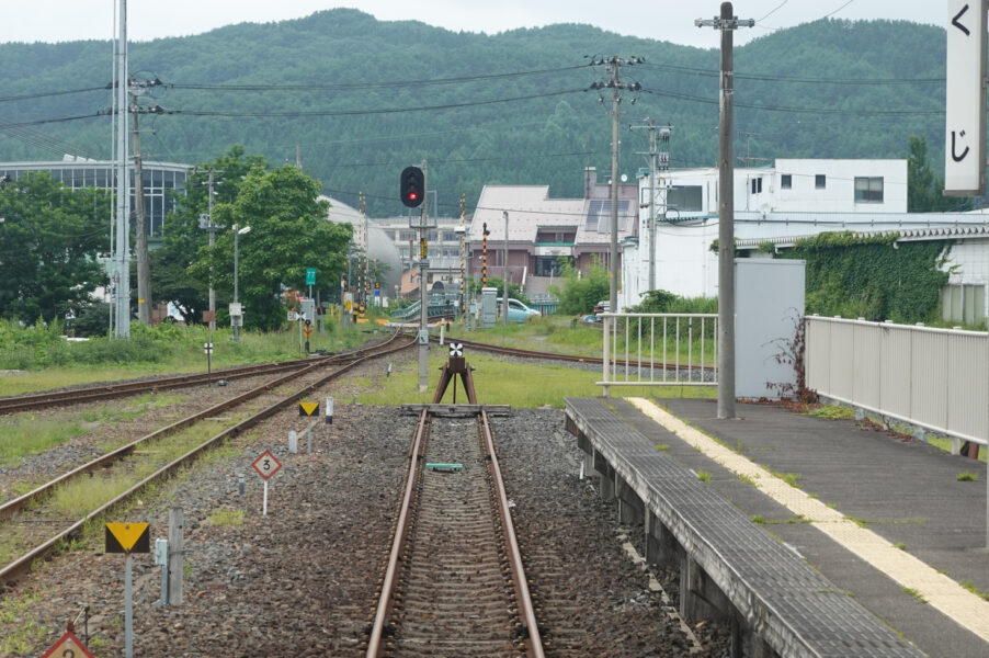 久慈駅の車止め（三陸鉄道）