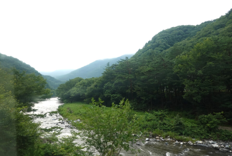 山田線の車窓