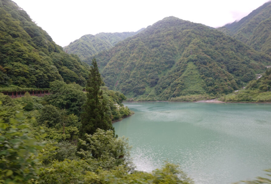 黒部峡谷鉄道の車窓⑥