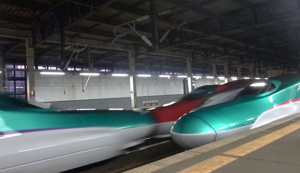 北上駅の東北新幹線ホーム