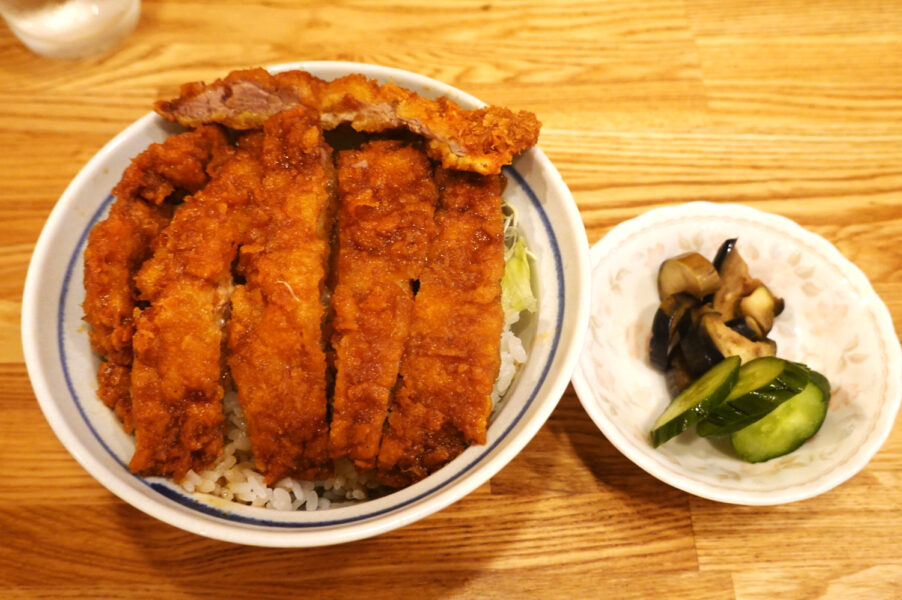 桔梗家のソースカツ丼