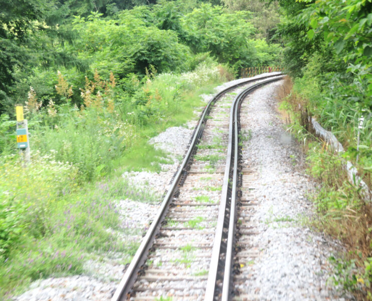 小海線の線路（信濃川上⇒野辺山）