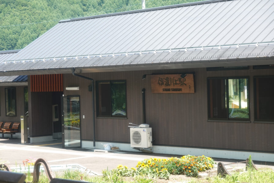 信濃川上駅の駅舎